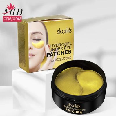 China Wholesale Mask Private Label Anti-Puffiness Anti-Wrinkle Anti-Wrinkle Eye Hydrogel 24k Gold Hydrogel Eye Patch Anti-Aging Eye Patch for sale