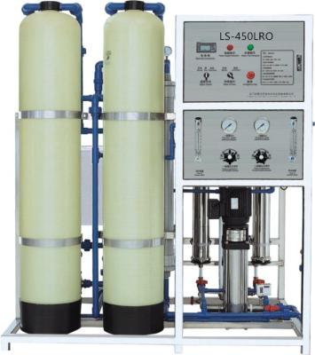 China Hotels Easy Operation FRP Tank Anti-Corrosion Grade 500L Single Tank RO Industry Water Treatment Filter Machine for sale