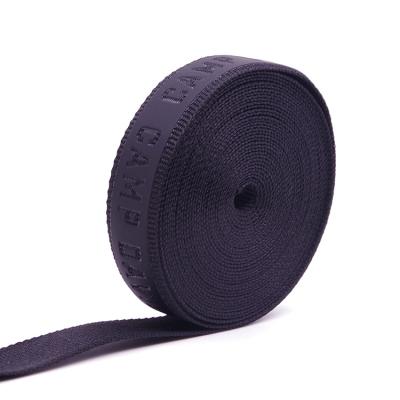 China Factory Supply Durable Hump Polyester Webbing Strap Coated Plastic For Sports Pet Accessory Collar for sale