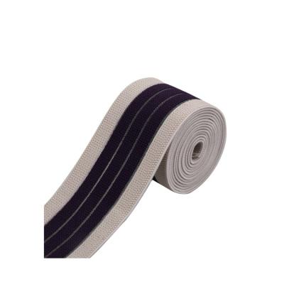 China Viable Professional High Strength Fish Line Polyester Elastic Belly Band Soft Stripe Wide Strap For Medical Fitness for sale