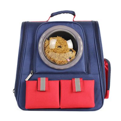 China Portable Bag Cat Bag Pet Backpack Breathable Dog Pet Backpack Space Pet Sustainable Bag Travel for sale