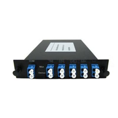 China Telecom 8 Channels 1470-1610nm, with Monitor, Expansion and 1310nm Port, LC/UPC, Dual Fiber CWDM Mux Demux for sale