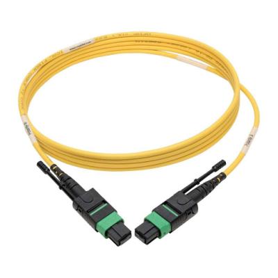 China Telecommunication 12F/24F 40G-100G OM3 OM4 Plenary MTP MPO fiber trunk cable patch cord with pulltap for sale