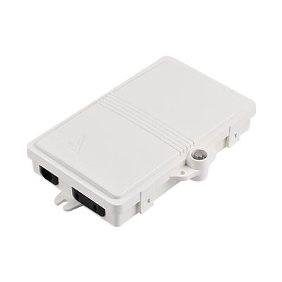 China High Quality Plastic FTTB 2 Fiber Wall Mount Terminal Box Small Size for sale