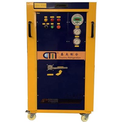 China 220V Full Oil Less Automotive Refrigerant Recovery Machine Ac Gas Recovery Machine for sale