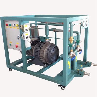 China R1233zd R123 Refrigerant Recovery Machine Low Pressure 2HP Oil Less Refrigerant Recharge Machine for sale