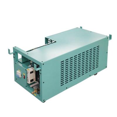 China Oil Less Hvac Light Weight R134a Refrigerant Recovery Machine 2HP A/C Chiller Maintenance Freon Gas Charging Machine for sale