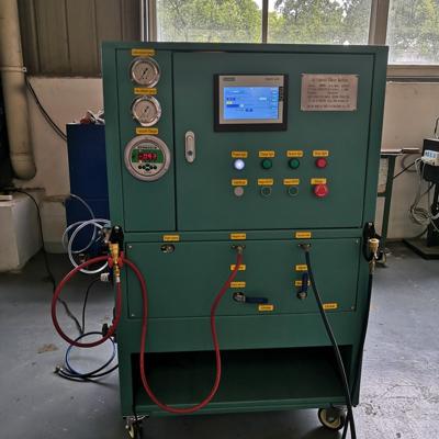 China 2HP High Accuracy Refrigerant Reclaim Machine With Oil Less Booster Pump for sale