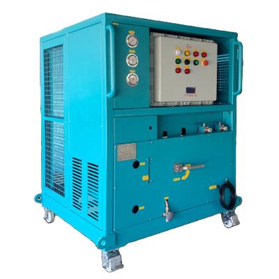 China R134a R22 freon recovery machine 10HP vapor recovery ac charging machine air conditioning recharge machine for sale