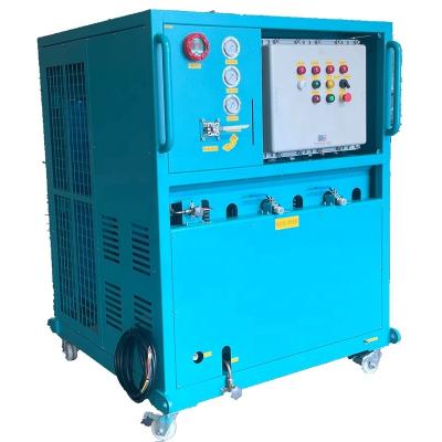 China R134a R22 Freon Recovery Machine 10HP Vapor Recovery Ac Charging Machine Air Conditioning Recharge Machine for sale