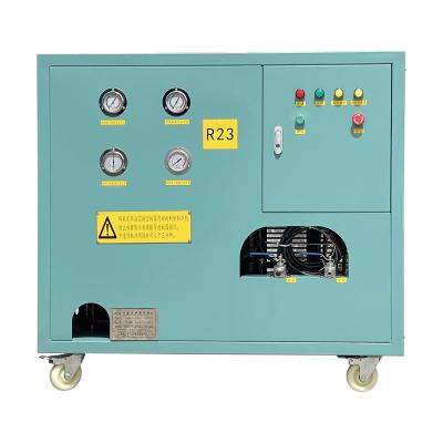 China CM-R23 Oil Less 2HP High Pressure Refrigerant Recovery Charging Machine For Ultra Low Temperature Refrigerant for sale