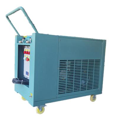 China 3HP Full Oil Less 4-Cylinder Air Conditioning Refrigerant Recovery Machine R32 R600a Gas Charging Equipment for sale