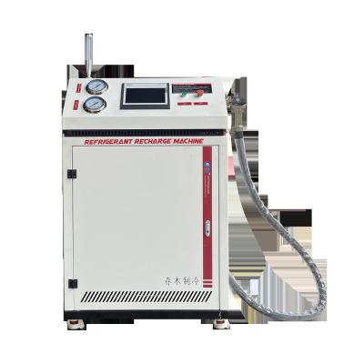 China R410A R600A R32 Equipamento de recuperação de refrigerante 2HP Máquina de carregamento CM86 à venda