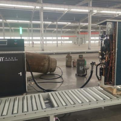 China Fully Automatic R134a R290 R600a Refrigerant Charging Machine Refrigerant Filling Machine For Refrigerator Assembly Line CM86 for sale