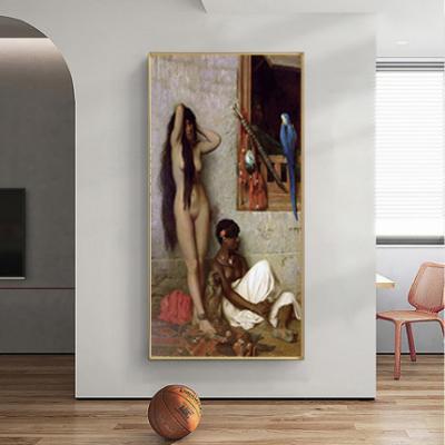 China Mordern Artist Handmade Woman Naked Woman Painting Hand Painted Oil Painting On Canvas Portrait Painting Picture Nude for sale