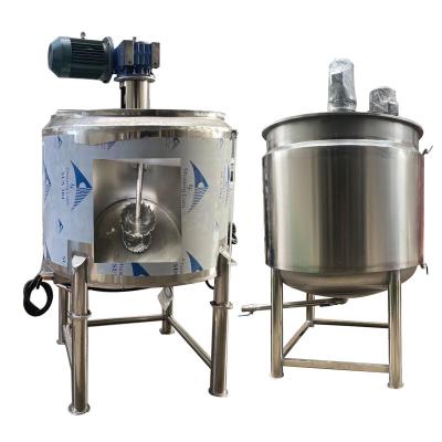 China Manufacturing Plant The manufacturer supplies stainless steel mixing tank 1 ton 304 electric heating emulsified liquid mixing tank emulsified homoge for sale