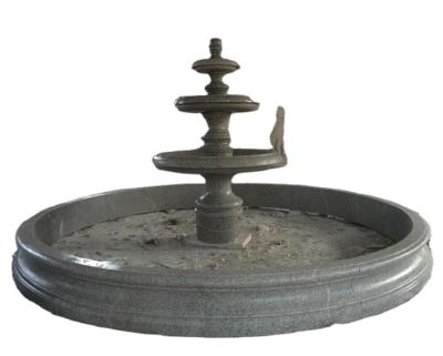 China Garden Stone Coastal Cheap Water Fountain In Running Gray Granite Fountain for sale