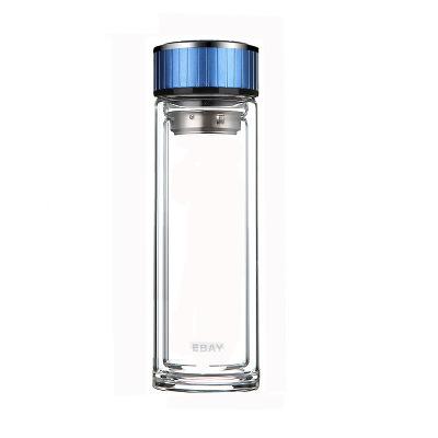 China Viable Glass Water Bottle Silicone Sleeve Leak Proof Lid Time Markings Measures BPA Free For Home Togo Reusable Travel Safe for sale