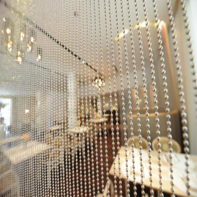 China Sparkled Gold Metal Ball Chain， metal bead curtain for sale