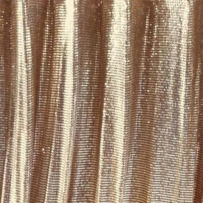 China Fashion Design Decorative Metal Sequin Fabric，Metal Sequin Cloth for sale