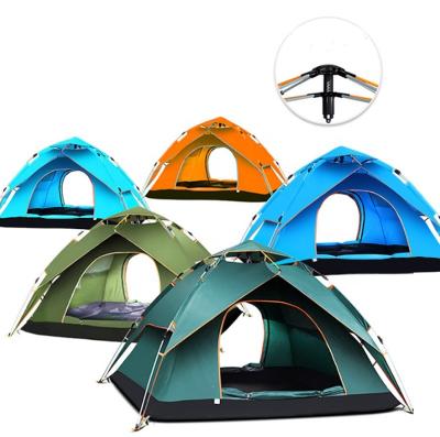 China Extended Type - 2 - 4 Person Hiking Portable Automatic Family 3-4 Person House Shelter Fast Automatic Outdoor Sport Instant Camping Tent for sale