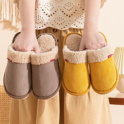 China Wholesale Couples Comfortable Autumn Fashion Trend Factory Price Indoor Winter Fluffy Furry Home Slippers For Women for sale