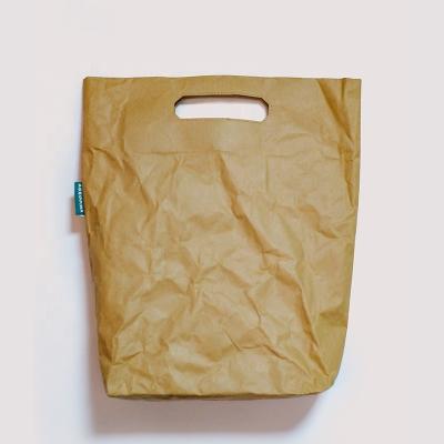 China Designer Fashionable Shopping Kraft Paper Dupont Handbags Customized By Low Moq Outdoor Water Resistant Wholesale For Women for sale