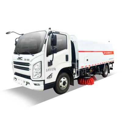 China Construction material stores FULONGMA 8t road vacuum cleaner street sweeper truck for Thailand for sale