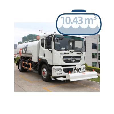 China Building Material Shops FULONGMA Water Tanker 10000L Pump Truck For Sale for sale