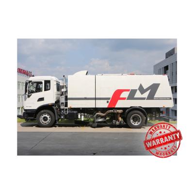 China Construction Material Stores FULONGMA Fuel Consumption Emissions Cleaning Sweeper Truck for sale