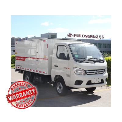 China FULONGMA Foton 3 Ton Van Box Trucks For Sale 5435*1635*2150 for sale