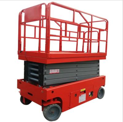 China Small Scissor Lift Self Propelled Aerial Hydraulic Telescopic Aerial Work Platform Vertical Works Maintenance Man Lift for sale