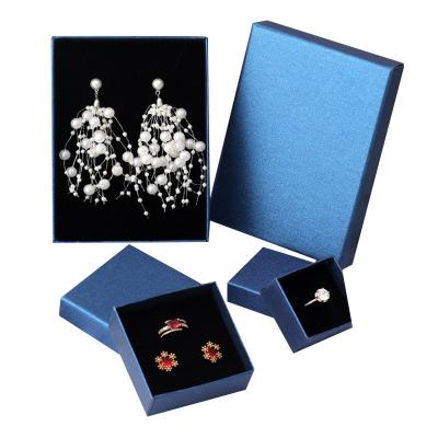 China Custom Logo Friendly Custom Earring Pendant Ring Packaging Box Wholesale Paper Jewelry Box for sale