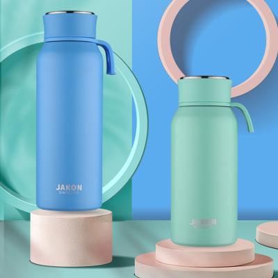 China 2021 New Style Sustainable Stainless Steel Water Bottle Brief Double Wall Insulated Portable Thermos BPA Free Vacuum Flask for sale