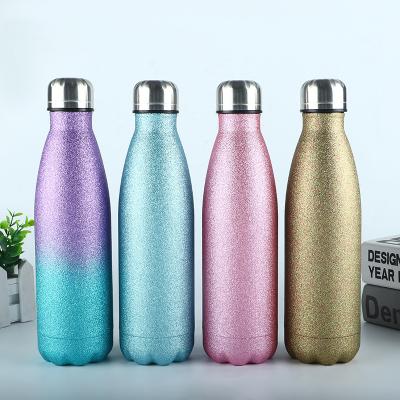 China Custom Viable 500ml 17oz Water Bottle Stainless Steel Tumbler Vacuum Flask Leak Logo Double Wall Vacuum Insulated Proof BPA Free for sale