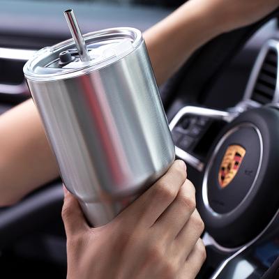 China 20/30oz Stainless Steel Tumbler Double Wall Insulated Beer Mug Water Sustainable Outdoor Camping Tumbler BPA Free for sale