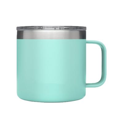 China Sustainable 14oz Stainless Steel Eco - Friendly Reusable Coffee Mug for sale