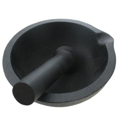 China Viable cast iron mortar and pestle, mortar tools, cast iron garlic spice press for sale