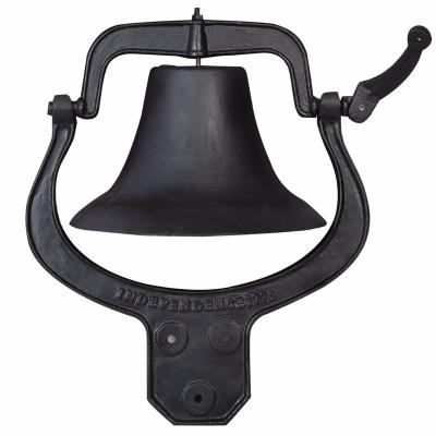 China Vintage Exterior Style China Large School Church Antique Cast Iron Bell for sale