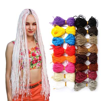 China Hot Sale Low Temperature Fiber Prestretched Faux Locks Crochet Braid Vendors Hair Goddess Locs Box Braiding Messy Braids Wholesale Crochet Bohemia for sale