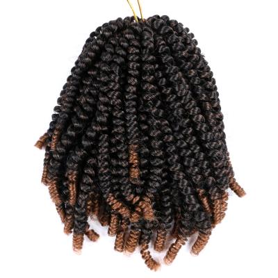 China Low Temperature Flame Retardant And Sweat Resistant Synthetic 42 Color 60 Licks Deep Synthetic Pre Loop Curly Weave Extension Ombre Braids Crochet Spring Twist Hair for sale