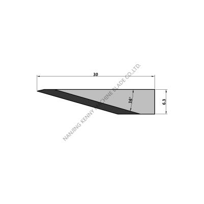 China Tungsten Carbide Corrugated Paper Oscillating Knife Blade For AOKE Cutter Machine for sale