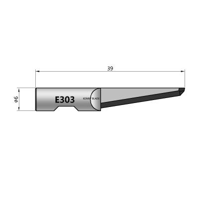 China Esko / Kongsberg BLD-SR6303 Corrugated Plastic Blade For 15 And 20mm Foam Board for sale