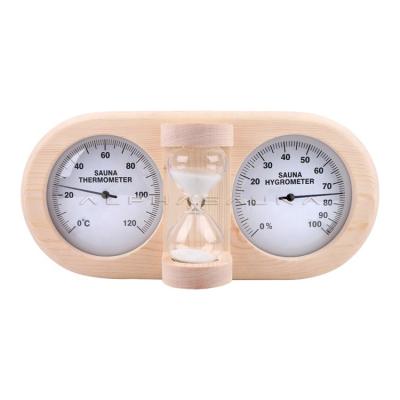 China Modern Thermometer and Pine Sand Timer from Alphasauna Set for sale