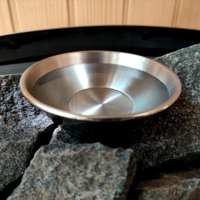 China Sustainable Sauna Accessories Stainless Steel Amatherapy Bowl for sale