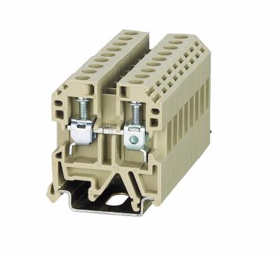 China PA66 SEK-4 Universal Electrical Connector Screw Din Rail Terminal Blocks for sale