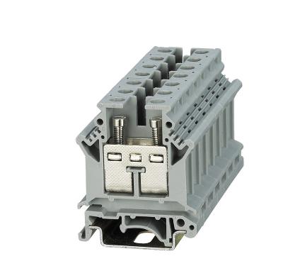 China PA66 SUK-16 Wire Conductor UK Screw Clamp Terminal Block Panel Bucket Mount for sale