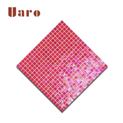 China Parquet My Lady 15mm Hot Dark Pink Italian Mosaic Beautiful Room for sale