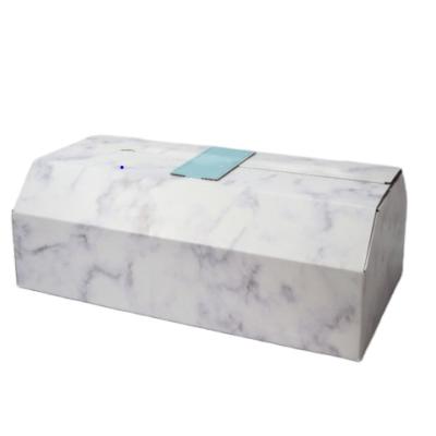 China European Style Eco - Friendly Colorful Paper Coffin Box In Foldable Style for sale