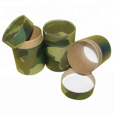 China Coffee Round Cylinder Packing Box Tea Wrapping Paper Chinese Custom Handmade Paper Tube for sale